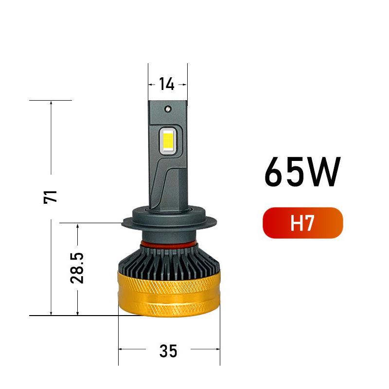 Universal Car LED Headlight Bulbs, 12V/24V, Super Bright H4 High/Low Beam, H7/H11