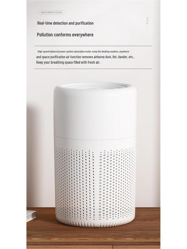 USB Desktop Air Purifier with Negative Ion Deodorizer