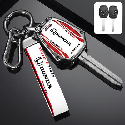Car Racing Style Design Key Case Cover Shell Accessory For Accord CRV Pilot Civic 2003 2007 2008 2009 2010 2011 2012 2013