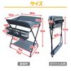 iimono117 Diaper Changing Table with Scale Foldable Baby Back Pain Safe Supports Easy Compact Handle, Rack, Relief, Storage, Design, 15kg, Assembly,