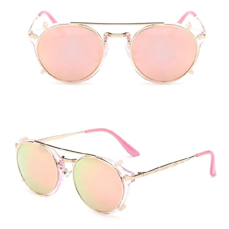 Fashion Round Frame Sunglasses Eyeglasses For Men Women With UV400 Shielding And Outdoor Motorcycling Driving Eyewear