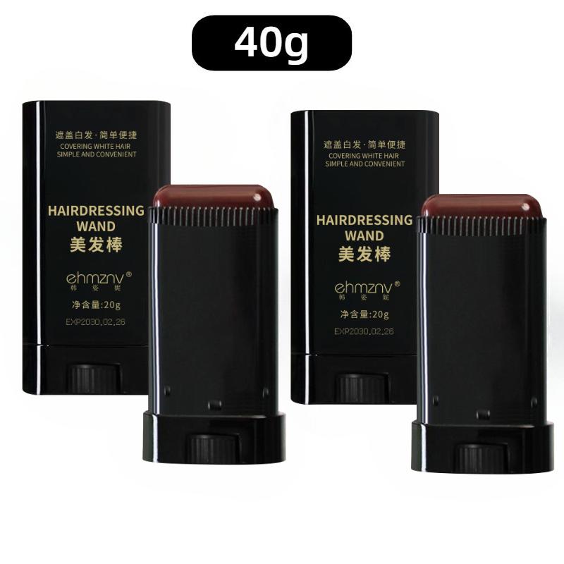 Hair Dye Stick with Comb 2 in1 Temporary Hair Coloring Covered White Hairs Long Lasting Hairline Pen Washable Black Brown Coffee
