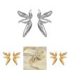 Stunning Retro Three-dimensional Flower Earrings With Leaf Accents For Stylish Women