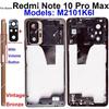 Middle Frame Housing For Xiaomi Redmi Note 10 Pro Note 10Pro Max Middle Frame Holder Cover Bezel with Side Key Parts