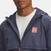Under Armour Run 96 Storm Jacket Men Rain-Gray Dark-Gray White-Quartz 1389825-044