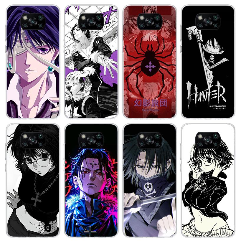 Huner X-Hunters Chrollo Shizuku Phone Case For Xiaomi Poco X7 X6 X5 Pro F7 Ultra Redmi 15C 15 13 13C 12 12C 10 10A 10C 9 9A 9C 9