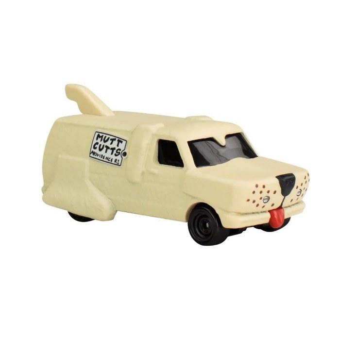 Hot Wheels Premium Pop Culture Dumb and Dumber Matt Katz Van, Diecast Metal Collection, Real Rider JBL80 Cream 1:64