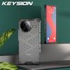 KEYSION Shockproof Armor Case for POCO F7 Pro F7 Ultra Silicone+PC Transparent Honeycomb Phone Cover for Xiaomi POCO F7 Ultra