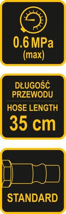 INFLATION GUN WITH PRESSURE GAUGE 81651 VOREL