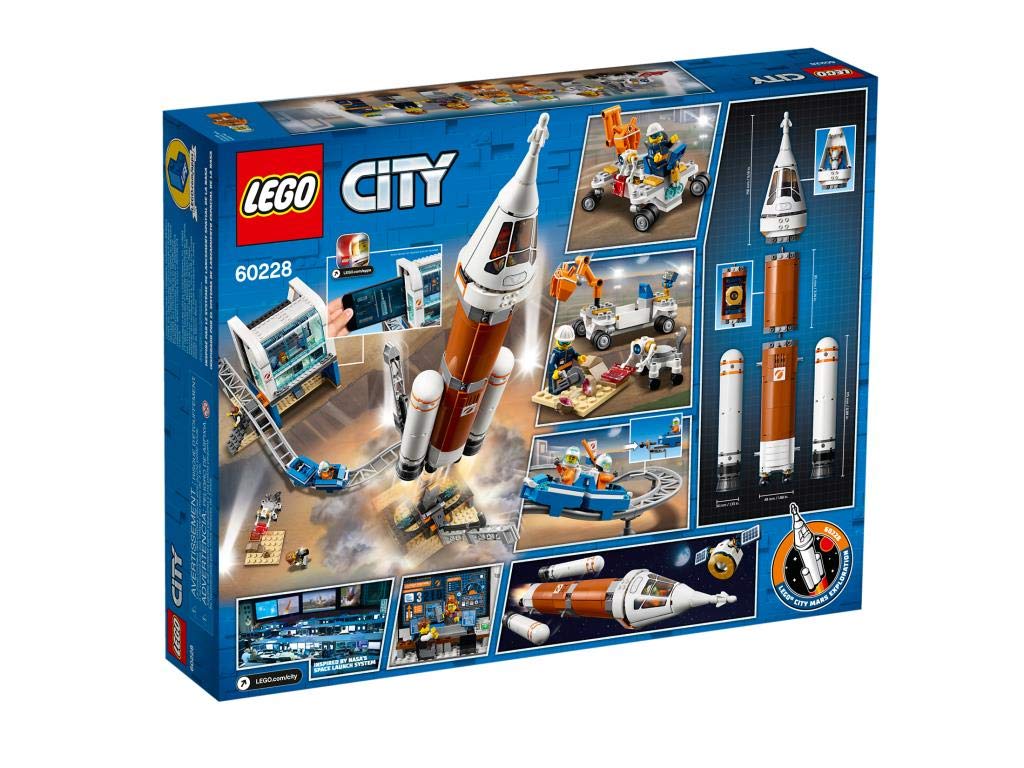 LEGO City Super Giant Rocket and Command Center 60228 Building Blocks Toy for Boys