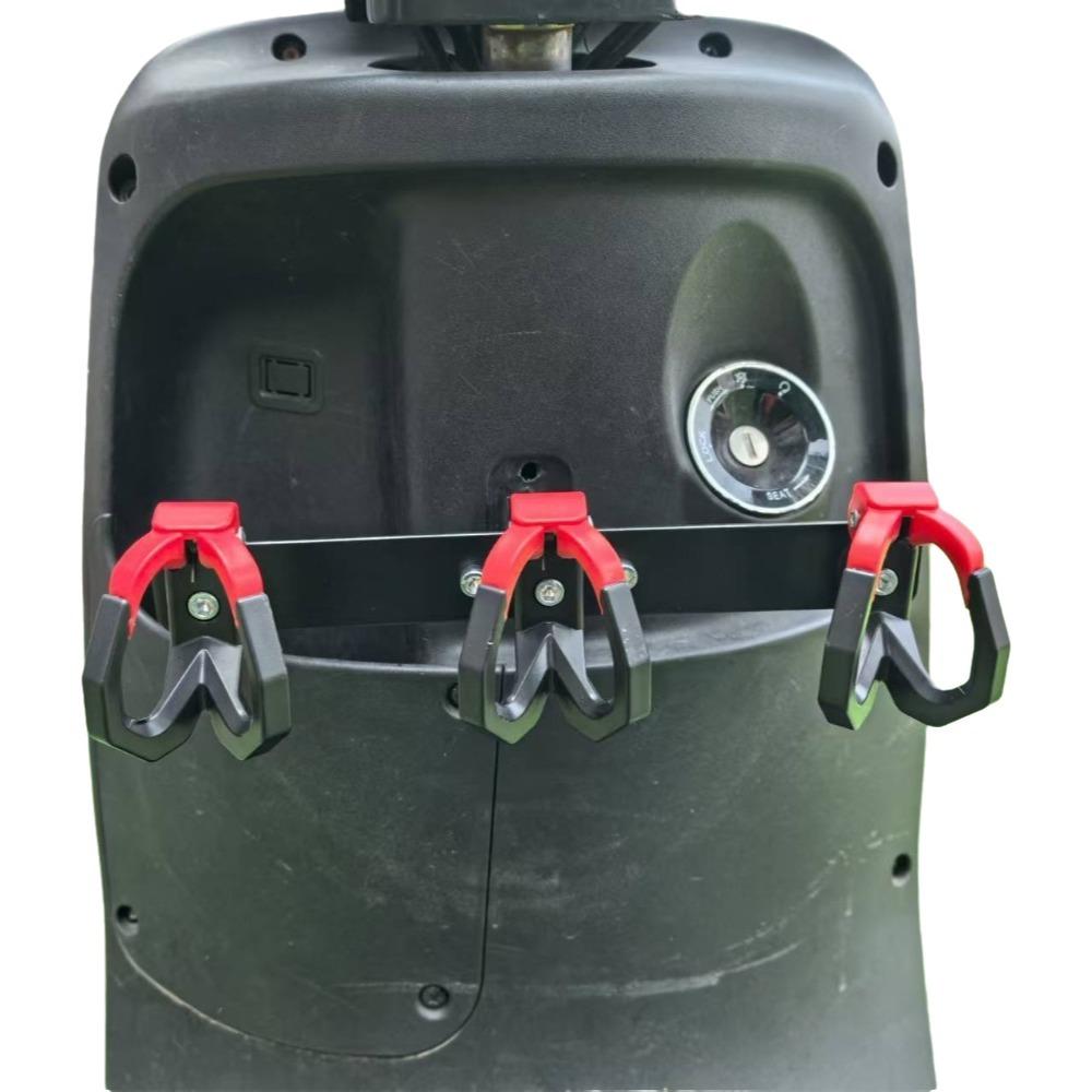 2/3/4/6 Hooks Electric Scooter Hook No Punching Installation Multifunctional Delivery Bag Hooks Universal Fixed