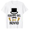 Father's Day Beer Graphic Tops Spanish Single Farewell Bachelor Party T-shirts Evg Future Team Groom Man Wedding Oversized Tees