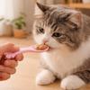 3 Pieces Bite Resistant Pet Canned Spoon Silicone Cat Feeding Scoop Pet Tableware  Food Mixing