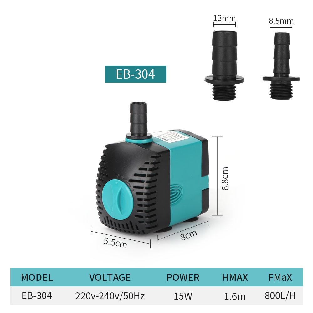 Compact Submersible Aquarium Pump for Fish Tanks and Ponds