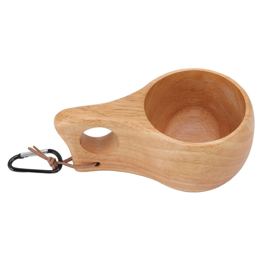 Wooden Cup Finland Style Handmade Natural Portable Mug Drinking Cup for Coffee Tea Milk
