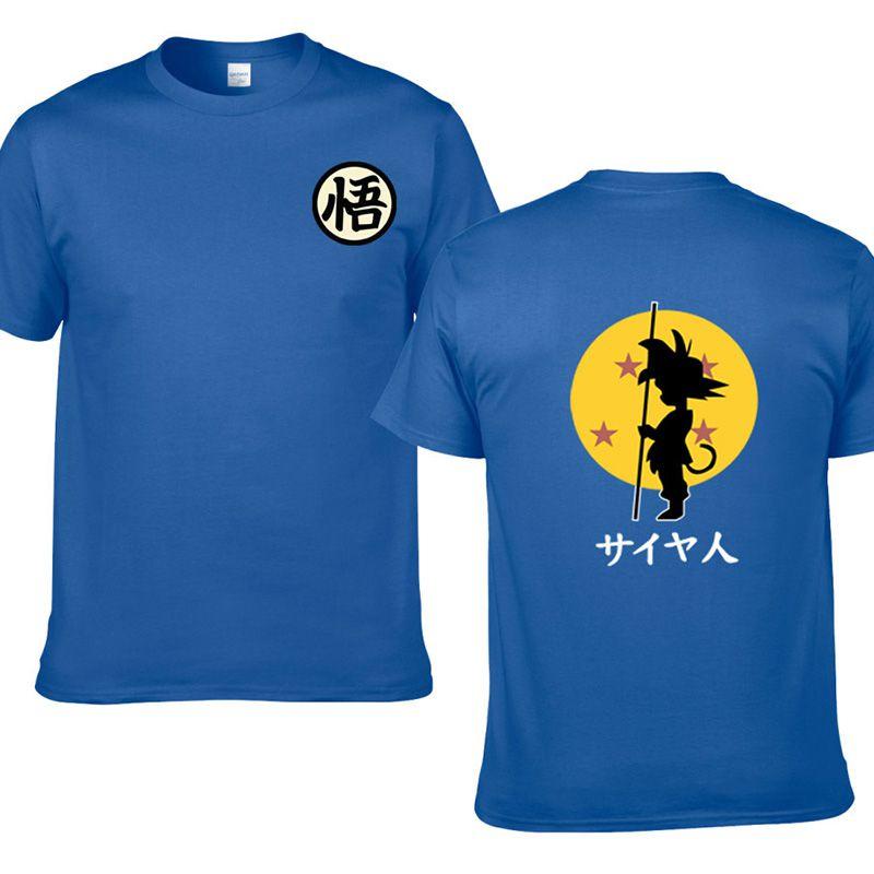 Dragon Anime Ball Z Goku Short Sleeve Tshirt Tee Goku Cotton T Shirt Tops Shirt