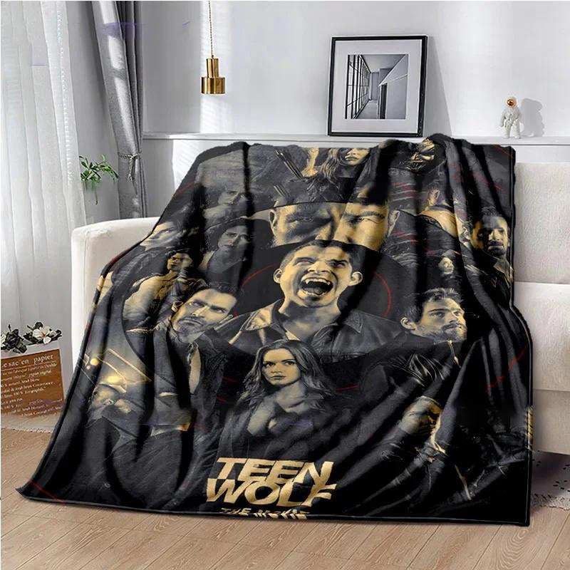 Teen Wolf Film Decke Warm Plüsch Gemütlich Zuhause Überwurfdecke für Bett Sofa Couch Leichte Reise Decke Sofa Steppdecke Geschenke
