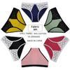 Cotton Panties for Women Sexy Lace Underwear Low Waist Briefs Ladies Knickers Female Lingerie 6 Pcs/set