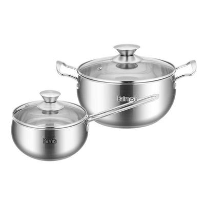 Bernice Qilin 2-Piece Milk and Soup Pot Set