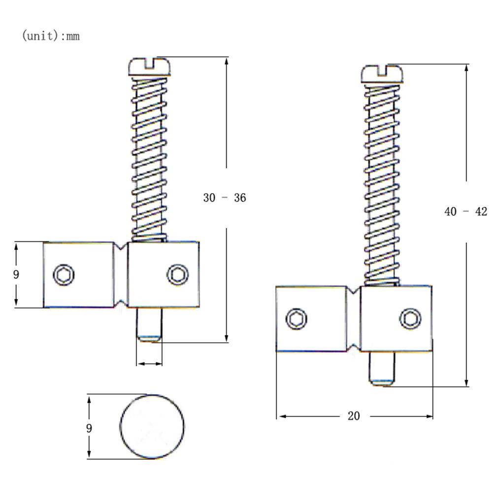 4pcs Guitar Bridge Saddles Electric Bass Bridge Saddles 4 Strings Prevent String Breakage Improve Tone For Electric Guitar Bass