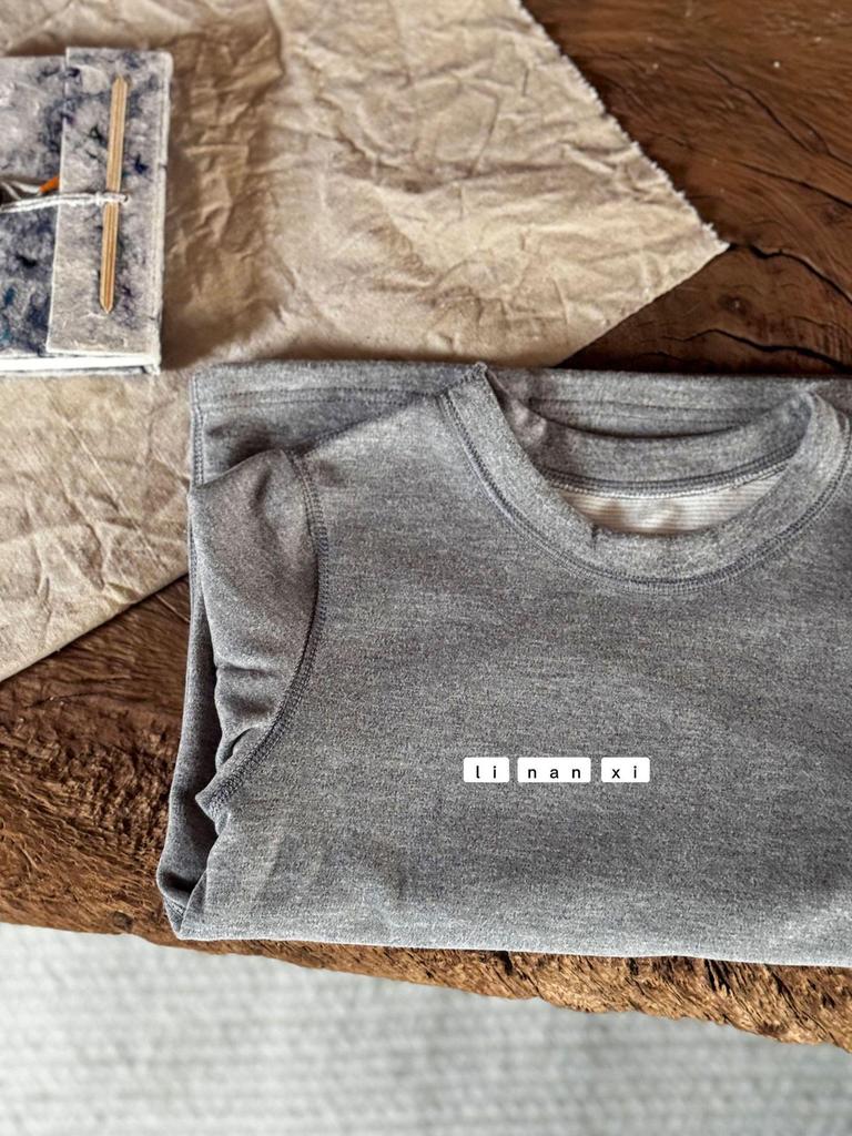 Children's Fleece-Lined Autumn Pants with Knee Pads - Warm, One-Piece Base Layer for Boys and Girls