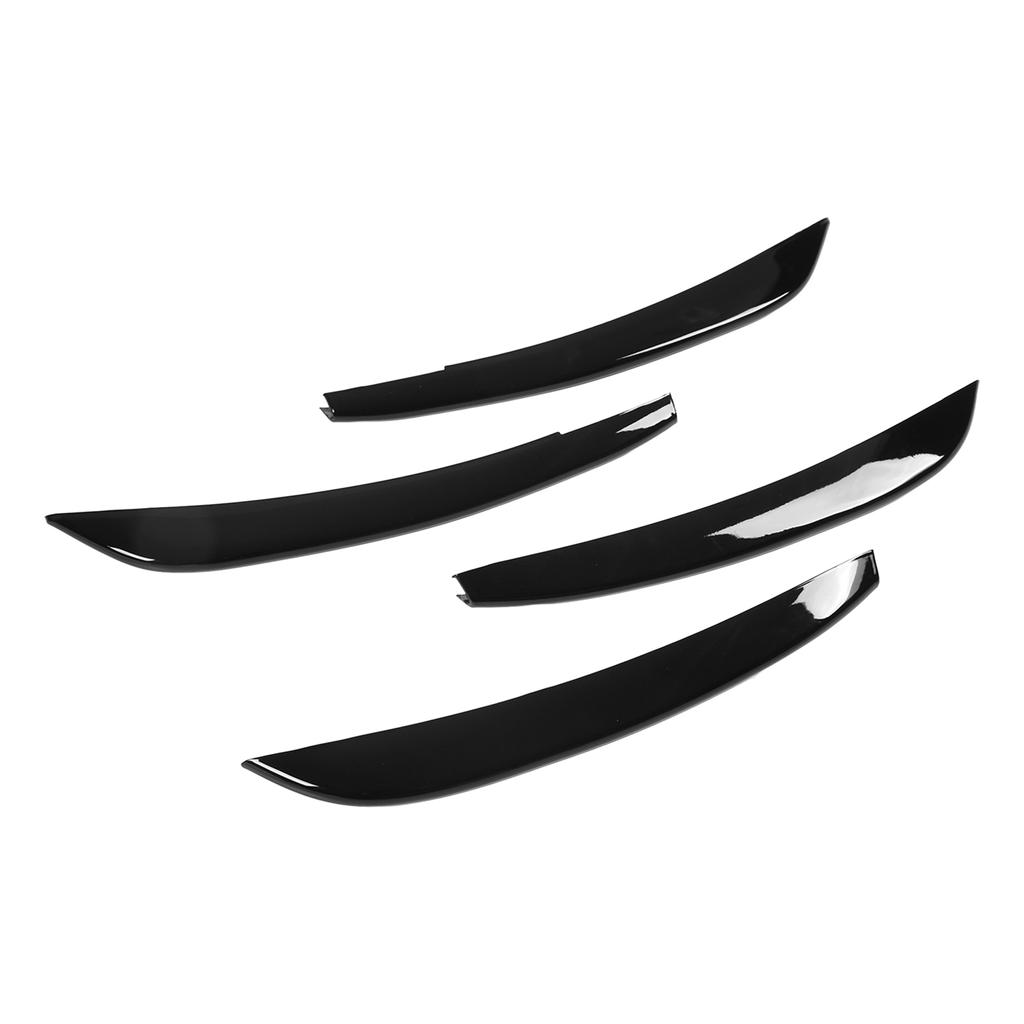 4Pcs Set Front Bumper Fog Light Grille Cover Trim Replacement for Mercedes CLA C118 CLA180 CLA200 CLA250 W118