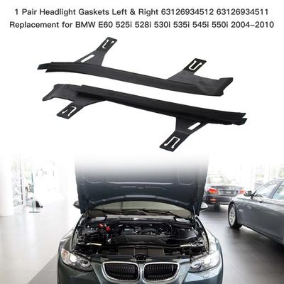1 Pair Front Headlight Gaskets Left & Right 63117174518 63117174517 Replacement for BMW 3 Series