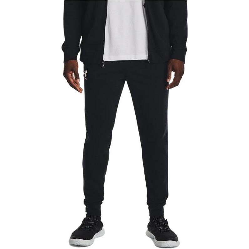 Under Armour Logo Print Training Knit Sweatpants Men Bottoms Black 1380843-001