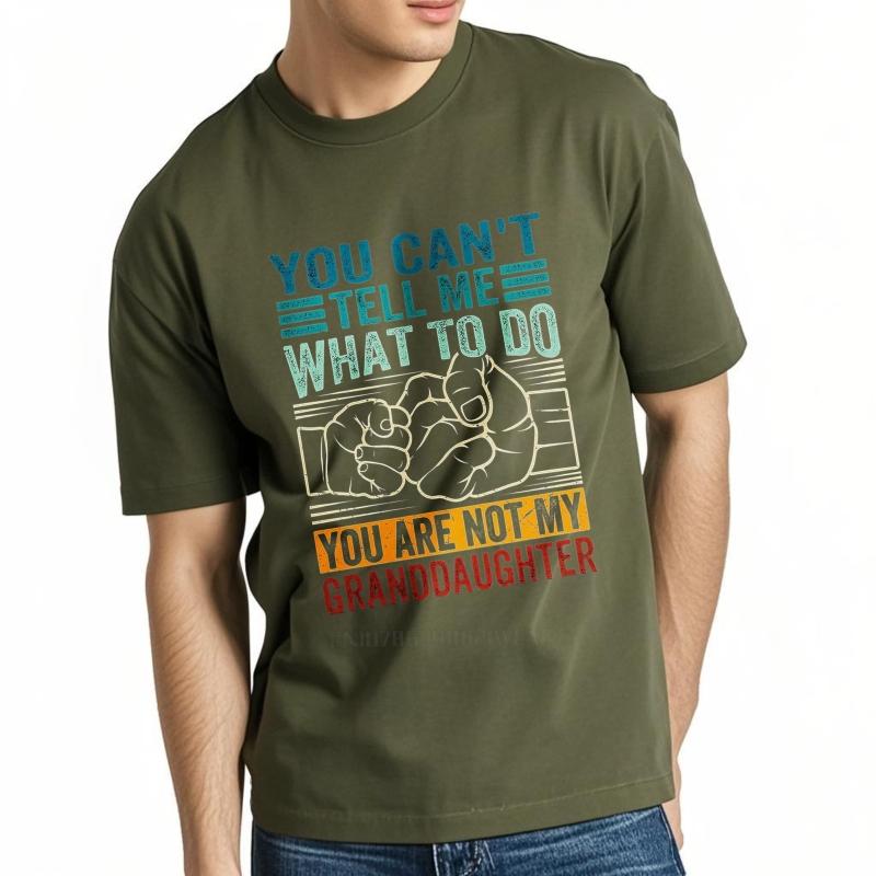 Mode Sommer Für ihn T-Shirt Du kannst mir nicht sagen, was ich tun soll, du bist nicht meine Enkelin Kurzarm Reise O-Ausschnitt T-Shirts