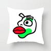 Abstract Emoticon Pattern Pillowcase Car Ornaments Office Living Room Home Pillowcase