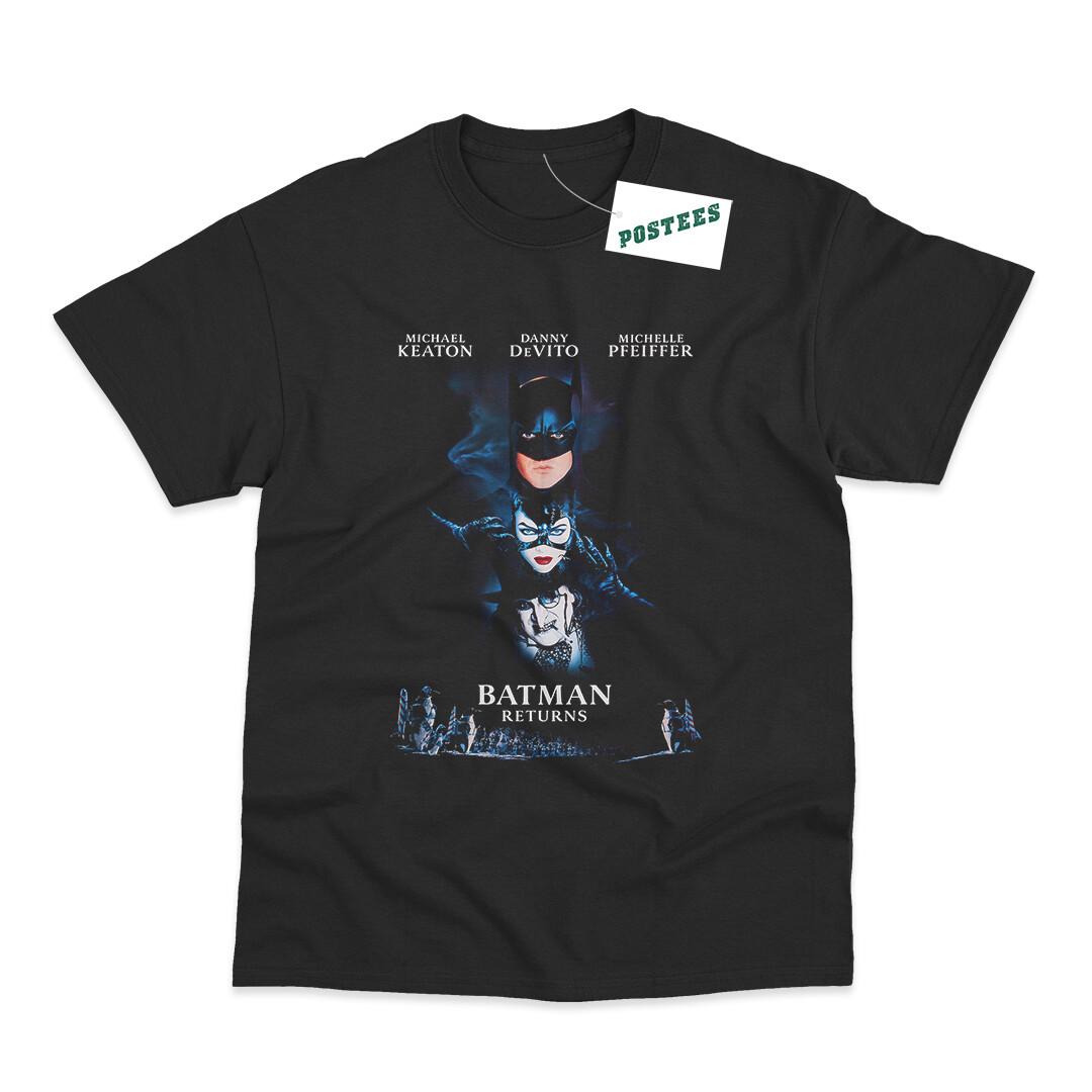 

26 Retro Movie Poster Inspired By Batman Returns DTG Printed T-Shirt Unisex T-Shirt XXXXL