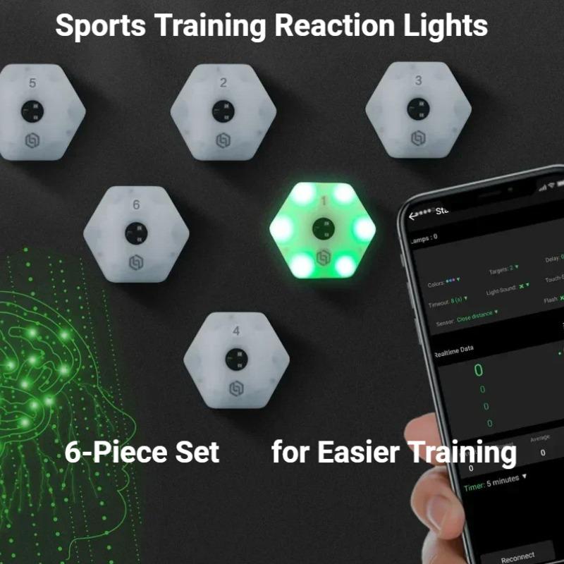 Reaction Training Light Speed Training Equipment Training Lights System Practical suitable for Outdoor Sports Exercise Home