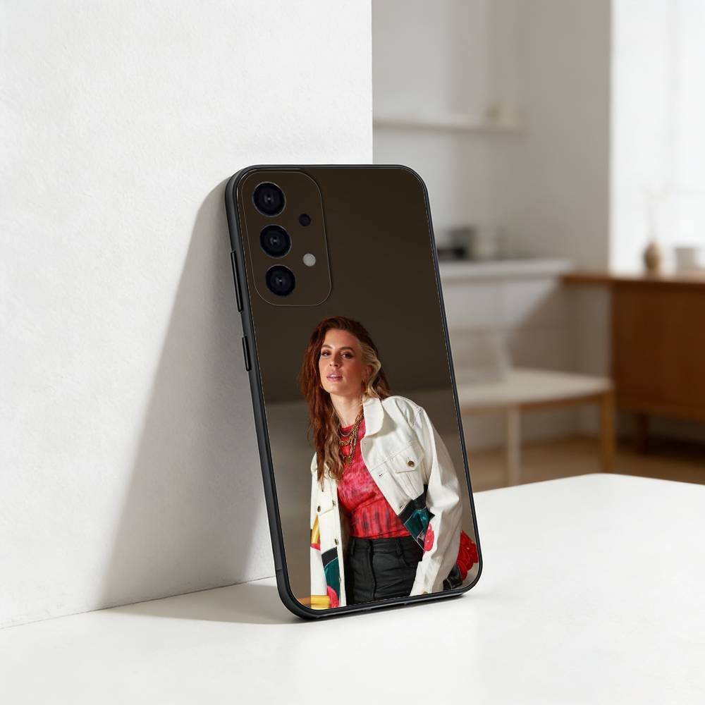 Singer Cari Fletcher Phone Case For Samsung S25,24,23,22,30,21,10,9,Ultra,Plus,Lite Soft Black Case