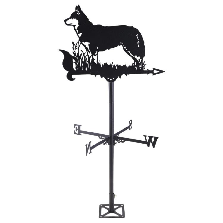 Retro Farm Scene Garden Stake Weathervane Professional Measuring Tools Patio