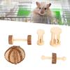 5Pcs Set Small Pet Hamster Wooden Safety Playing Toy Molar Teeth for Rabbit Guinea Pig