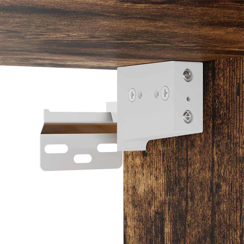 Mobile Sospeso Rovere Affumicato 40 x 29,5 x 100 cm Materiale a Base di Legno