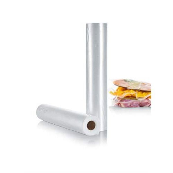 Severin Ensemble de 2 Rouleaux de Film Plastique Transparent pour Mise sous Vide 30 X 60 Cm, ZB 3617 3617-000
