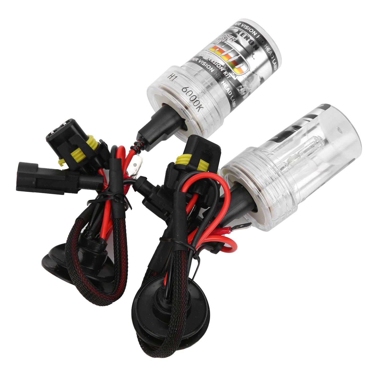 

Універсальна лампа фари 12V HID Джерело світла 3250 лм 35 Вт Висока потужність 6000K з цоколем H1