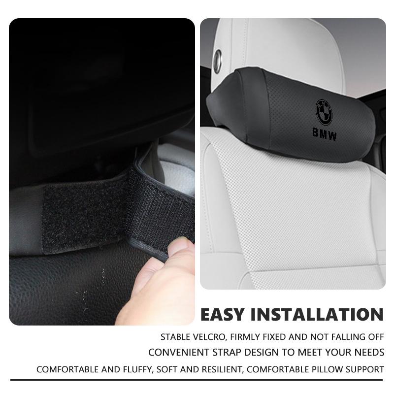 Universal Car Seat Headrest Comfortable Support Pillow Cushion For BMW X1 X2 X3 X4 X5 X6 F49 F39 F25 G01 F16 G06 G07 F25 F30