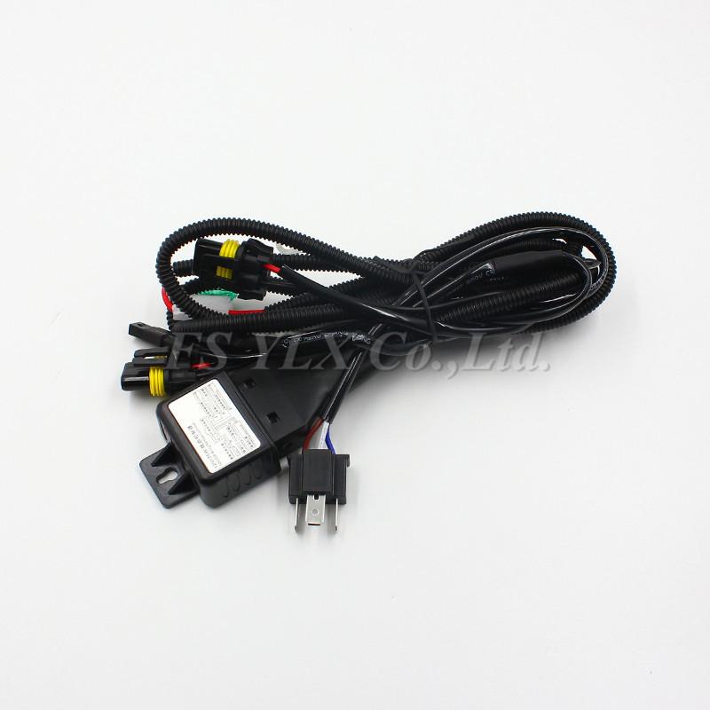 FSYLX 12V 35W 55W 75W HID Bi Xenon H4 Wire Harness Controller for Car Headlight Retrofit Connect Hid Bixenon Projector Lens