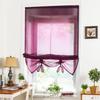 Elegant Curtains, Adjustable Tie-Up Shades, 1 Panel Windows