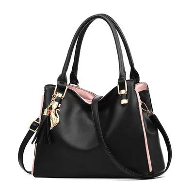 

Women s Bag New Autumn and Winter All-match Messenger Bag Ladies Fashi Wing Single Shoulder Bag Simple High Capacity Handbag чёрный