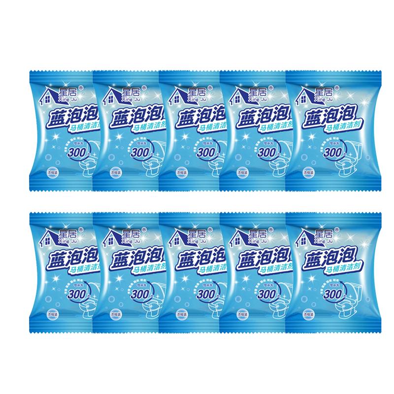 Dual - Effect Toilet Cleaner Tablets, 300 - Flush Long - Lasting, Floral Scent, Phosphorus - Free, Automatic Toilet Cleaning 3pc