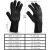1 Pair Barbecue Gloves,up To 800c Universal Non-slip Heat Resistant Oven Gloves