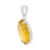 Silver Pendant with Citrine Nano 4.75ct (2170464)