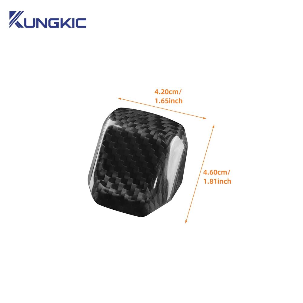 wszcr5 Hard Dry Carbon Fiber For Seat Leon MK4 Cupra Leon Cupra Formentor 2020 2021 2022 2023 2024 2025 Gear Shift Knob Trim Sticker