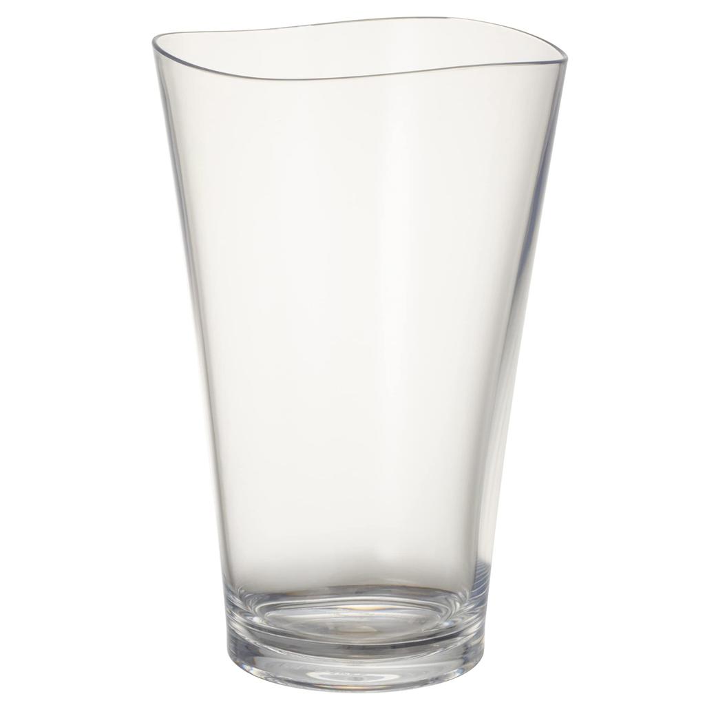 Stylish Tumbler Glass for Iced Coffee, Highballs, Juice, Beer, and More. A Great Mother's Day or Wedding Gift. Also Makes a Great Pair of Glasses.