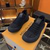 Men's Casual Walking Shoes Lace-up Driving Comfortable Flats Outside Non-slip Round Head Thick Bottom Lightweight Sneakers