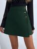 G2 Women's European & American INS Hot Selling High Waist A-Line Hip-Wrapping Black Skirt