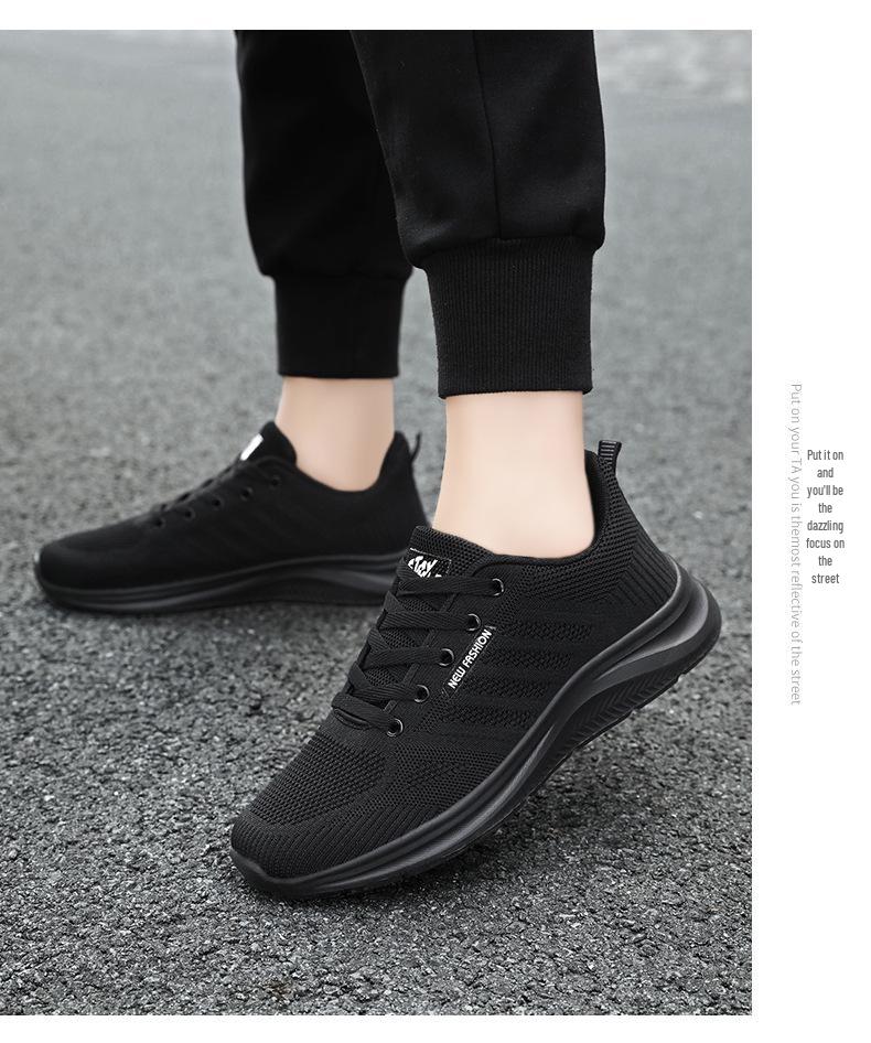 Korean Style Men's Summer Running Shoes 2025 - Soft Sole & Breathable